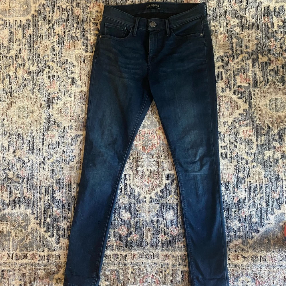 Dark wash express jeans